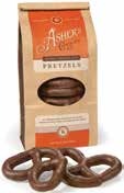 Asher’s milk chocolate pretzels coffee bag